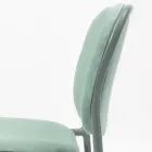 Karrige kuzhine e veshur me susta nga pëlhura dhe metali e prodhuar në Itali 2 copë - Sangria Viadurini