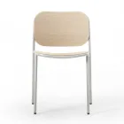 Karrige kuzhine ne dru dhe metal te lyer Prodhuar ne Itali 2 Cope - Saffia Viadurini