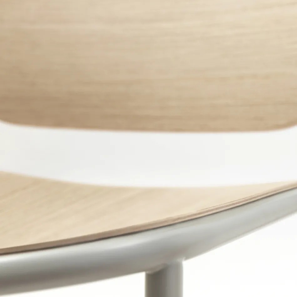 Karrige kuzhine ne dru dhe metal te lyer Prodhuar ne Itali 2 Cope - Saffia Viadurini