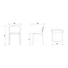 Karrige kuzhine ne dru dhe metal te lyer Prodhuar ne Itali 2 Cope - Saffia Viadurini