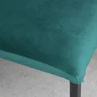 Karrige kuzhine me kembe metalike dhe sedilje kadife 4 cope - Darvina Viadurini