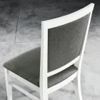 Karrige Kuzhine Dizajn me Drur Ahu dhe Pëlhurë në stil modern - Taver Viadurini