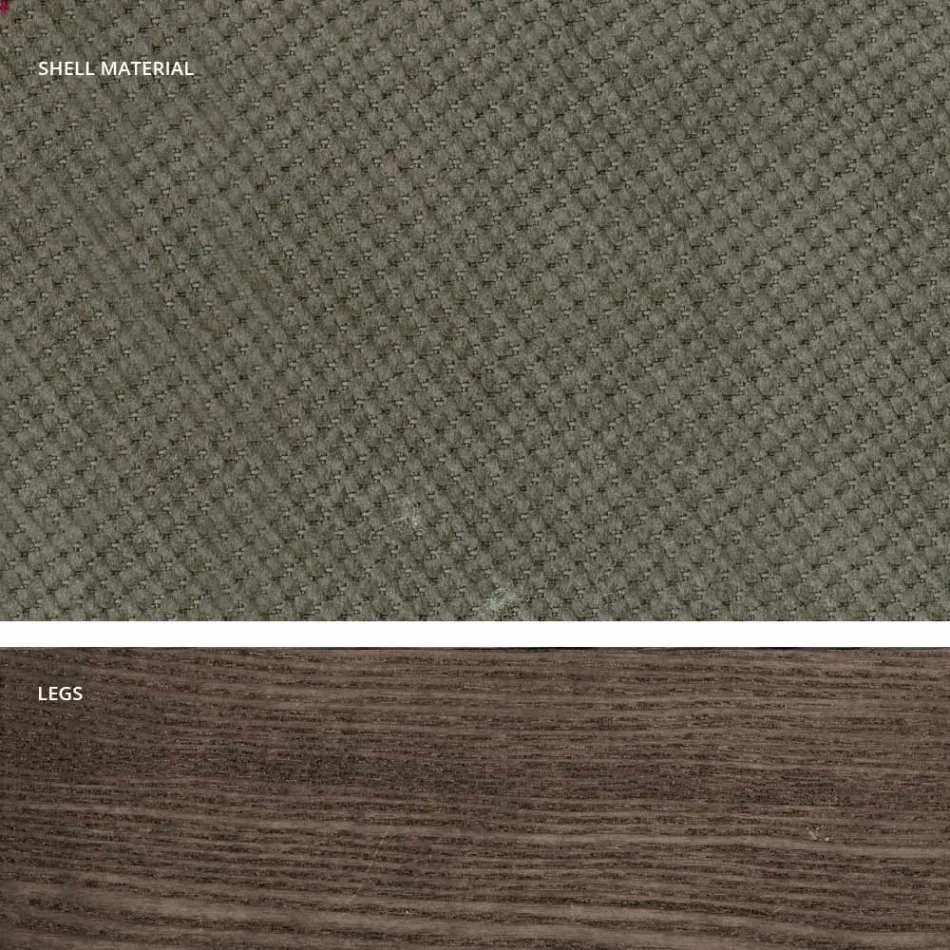 Karrige kuzhine e projektuar prej druri dhe pëlhure e prodhuar në Itali, Egizia Viadurini