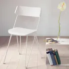 Karrige kuzhine e punuar me dorë në dru dhe çelik të çmuar prodhuar në Itali - Granada Viadurini