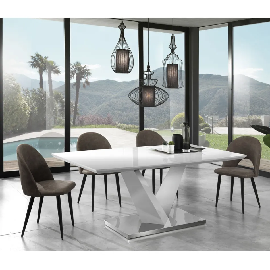 Karrige Kuzhine prej Lëkure Sintetike me Efekt 4 Copë - Renetta Viadurini