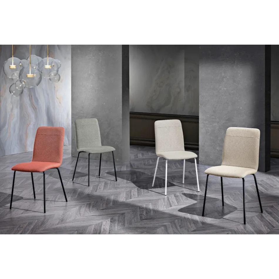 Karrige Kuzhine me Pëlhurë me Ngjyra dhe Dizajn Modern Metal - Hermione Viadurini