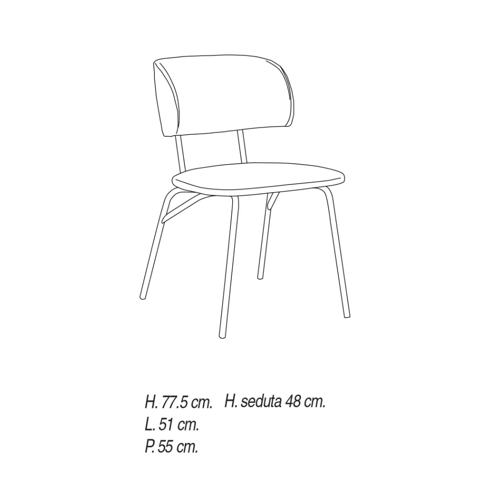 Karrige kuzhine e veshur me susta në mikrofibër Prodhuar në Itali, 2 copë - Rebecca Viadurini