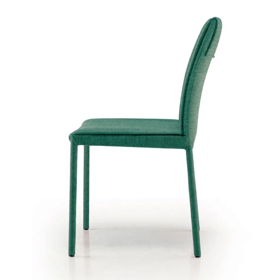 Karrige Kuzhine e Mbuluar me Pëlhurë Prodhuar në Itali 4 Copë - Monnalisa Viadurini