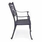 Karrige e jashtme e pirgshme në Alumin të Bardhë ose Antracit, 4 Copë - Oda Viadurini