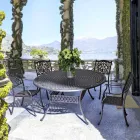 Karrige e jashtme e pirgshme në Alumin të Bardhë ose Antracit, 4 Copë - Oda Viadurini