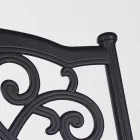 Karrige e jashtme e pirgshme në Alumin të Bardhë ose Antracit, 4 Copë - Oda Viadurini