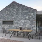 Karrige e jashtme e grumbullueshme në alumin e lyer, Homemotion, 4 copë - Vicki Viadurini