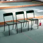 Karrige në natyrë stackable në natyrë Made in Italy, 4 Pieces - Xylia Viadurini