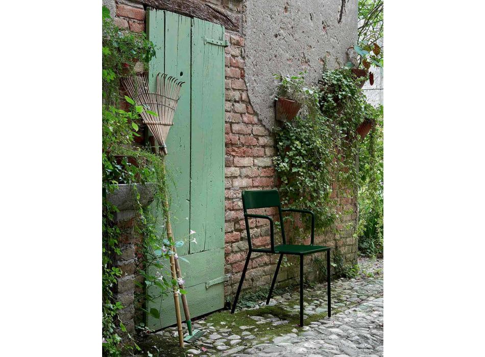 Karrige në natyrë stackable në natyrë Made in Italy, 4 Pieces - Xylia Viadurini