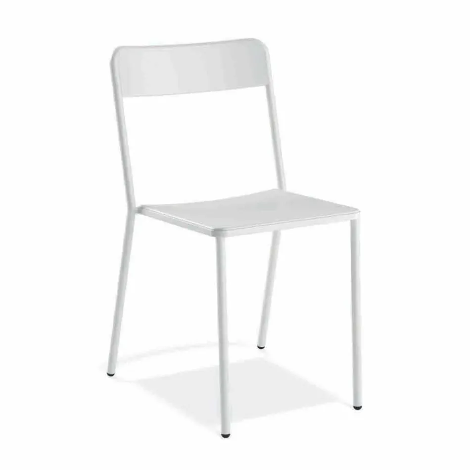 Karrige në natyrë stackable në natyrë Made in Italy, 4 Pieces - Xylia Viadurini