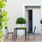 Karrige në natyrë stabile në Metal pikturuar Made in Italy, 4 copë - Tulle Viadurini