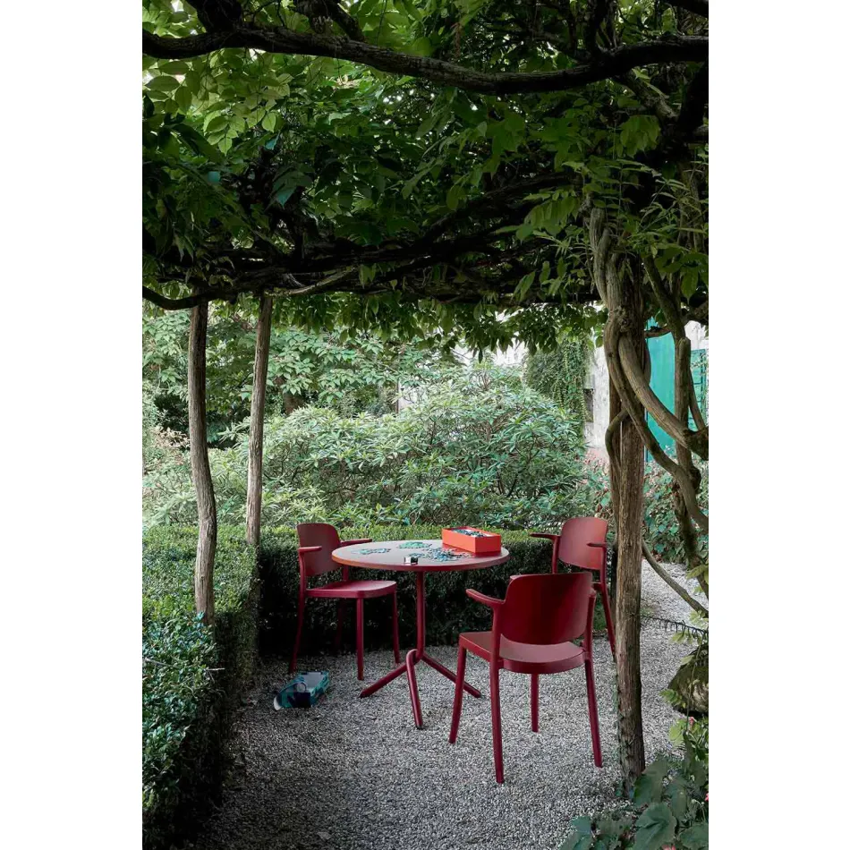 Karrige në natyrë stabile në polipropileni të prodhuar në Itali, 4 copë - Bertina Viadurini