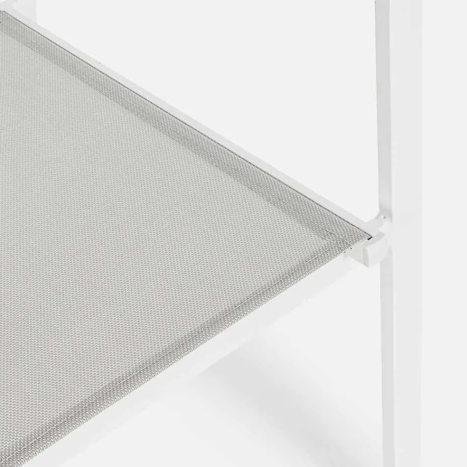 Karrige e jashtme Stackable në Homemotion Textilene, 6 Copë - Narcissa Viadurini