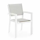 Karrige e jashtme Stackable në Homemotion Textilene, 6 Copë - Narcissa Viadurini