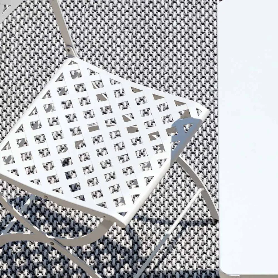 Karrige e jashtme e palosshme në çelik të galvanizuar Prodhuar në Itali 2 copë - Selvaggia Viadurini