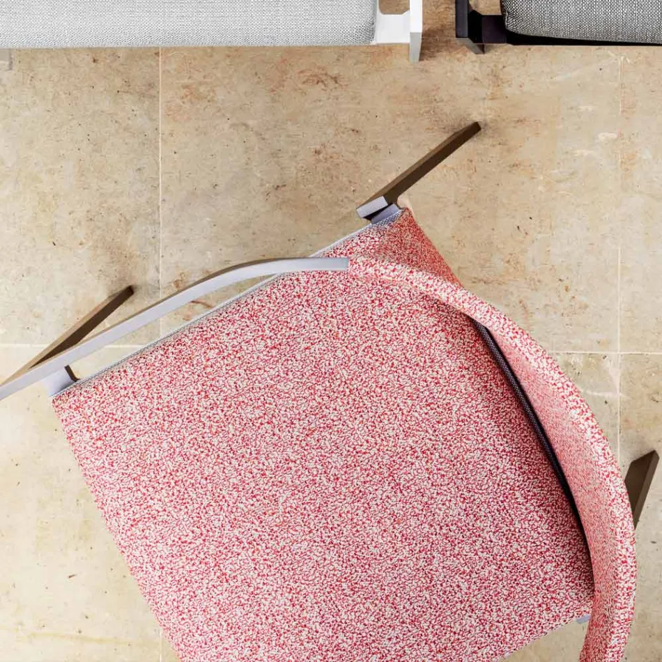 Karrige alumini e jashtme me ose pa jastëk, cilësi e lartë, 4 copë - Filomena Viadurini