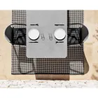 Karrige alumini e jashtme me ose pa jastëk, cilësi e lartë, 4 copë - Filomena Viadurini