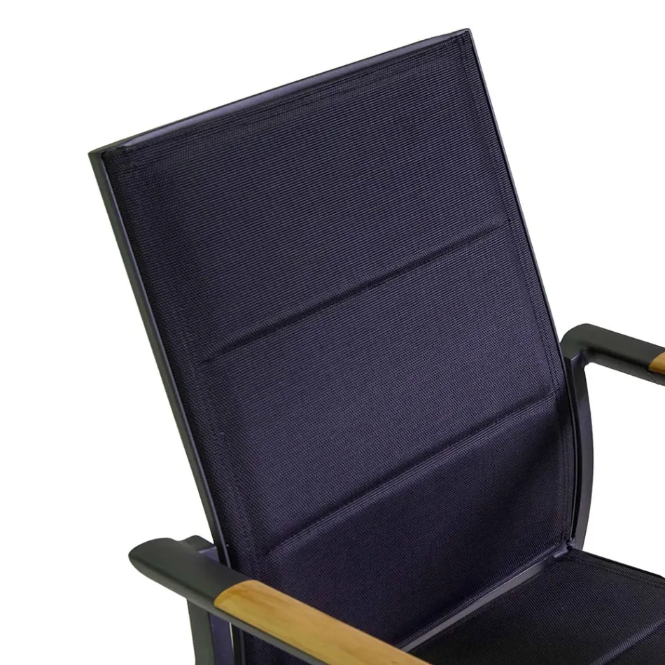 Karrige e jashtme prej alumini me tekstil me dy shtresa - Ekskursion Viadurini