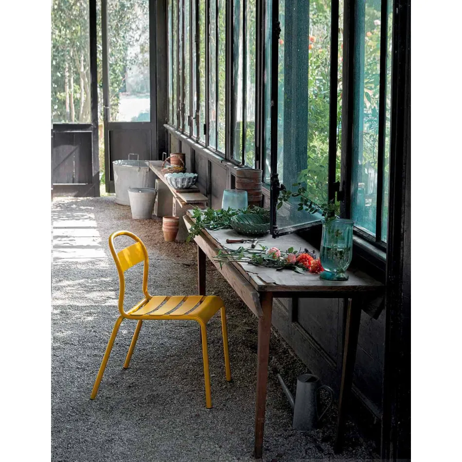 Karrige alumini i vendosur në natyrë i bërë në Itali, 4 copë - Uliks Viadurini