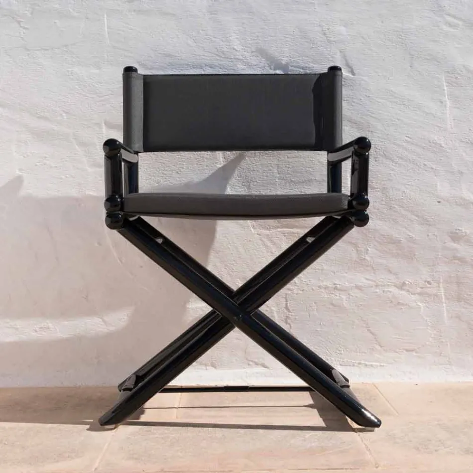 Karrige në natyrë në dru natyral ose pëlhurë të zezë dhe me dizajn të hulumtueshëm - Suzana Viadurini