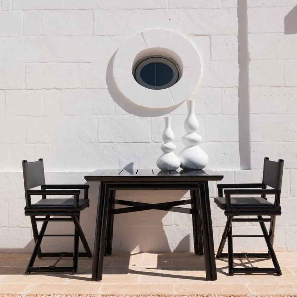 Karrige në natyrë në dru natyral ose pëlhurë të zezë dhe me dizajn të hulumtueshëm - Suzana Viadurini