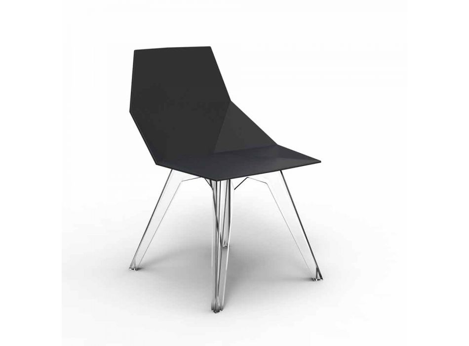Dizajnimi i polikarbonatit dhe karriges së jashtme prej polipropileni Faz Vondom Viadurini