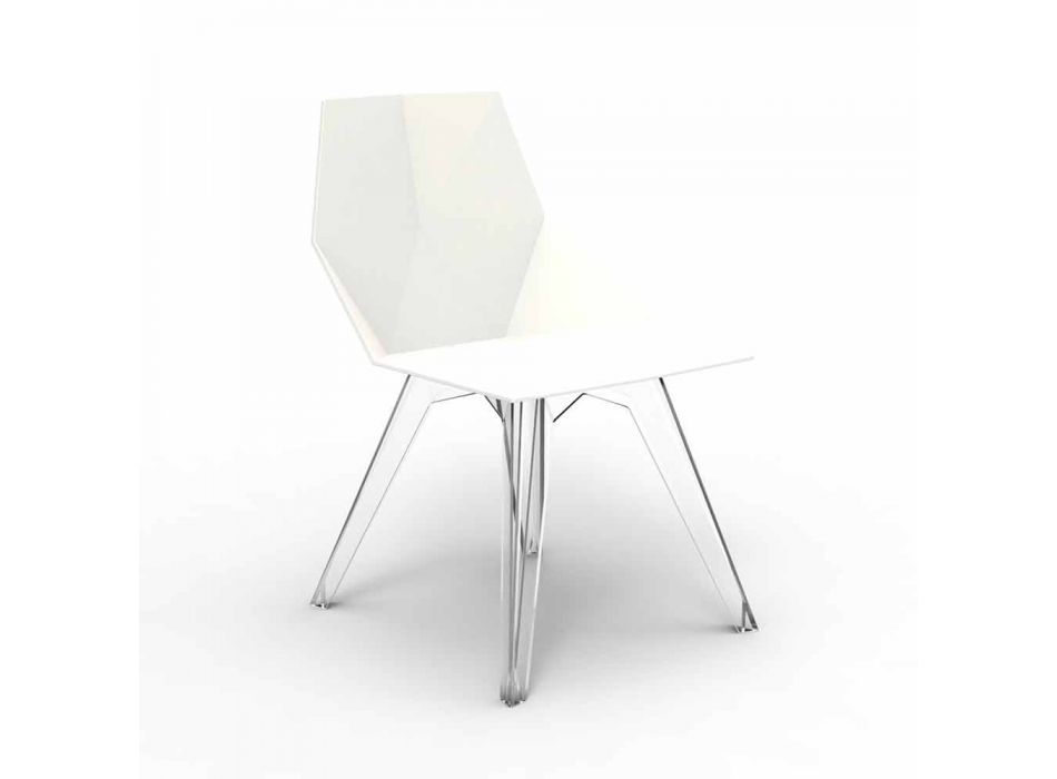 Dizajnimi i polikarbonatit dhe karriges së jashtme prej polipropileni Faz Vondom Viadurini