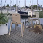 Karrige e jashtme nga polietileni me 7 ngjyra Prodhuar në Itali 2 copë - Ronnie Viadurini