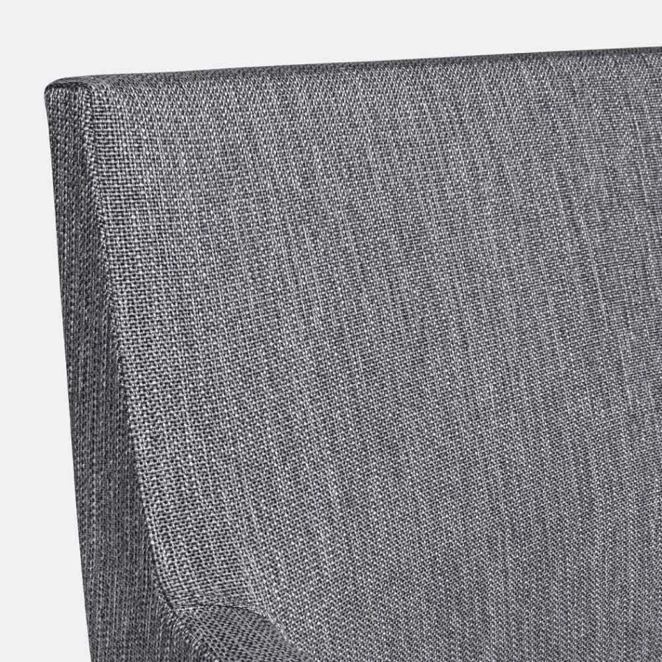 Karrige e jashtme e veshur me pëlhurë me këmbë alumini, 4 copë - Nia Viadurini