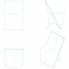 Karrige kopshti me dizajn modern Sloo nga Vondom, në polietileni Viadurini