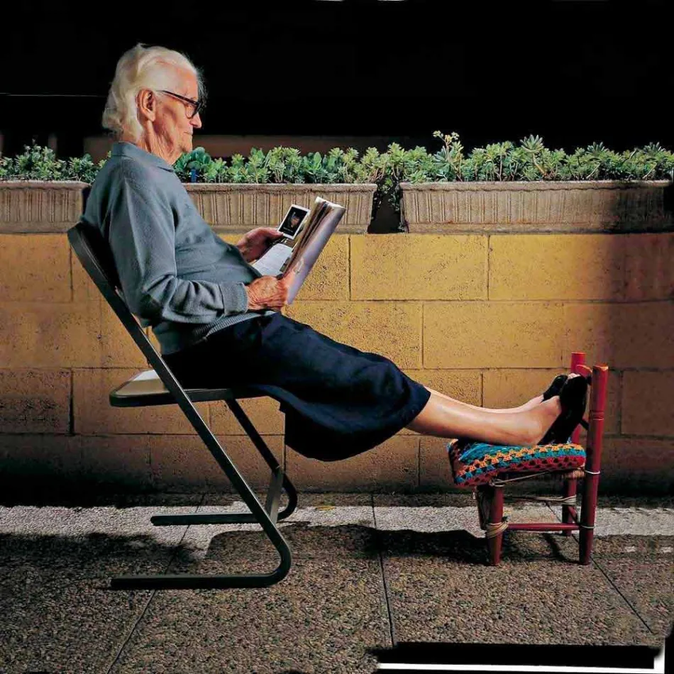 Karrige kopshtesh e pirgshme në Projektim Modern Çelik Prodhuar në Itali - Boston Viadurini