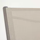 Karrige kopshti e grumbullueshme në dizajn modern prej alumini dhe tekstili - Franz Viadurini