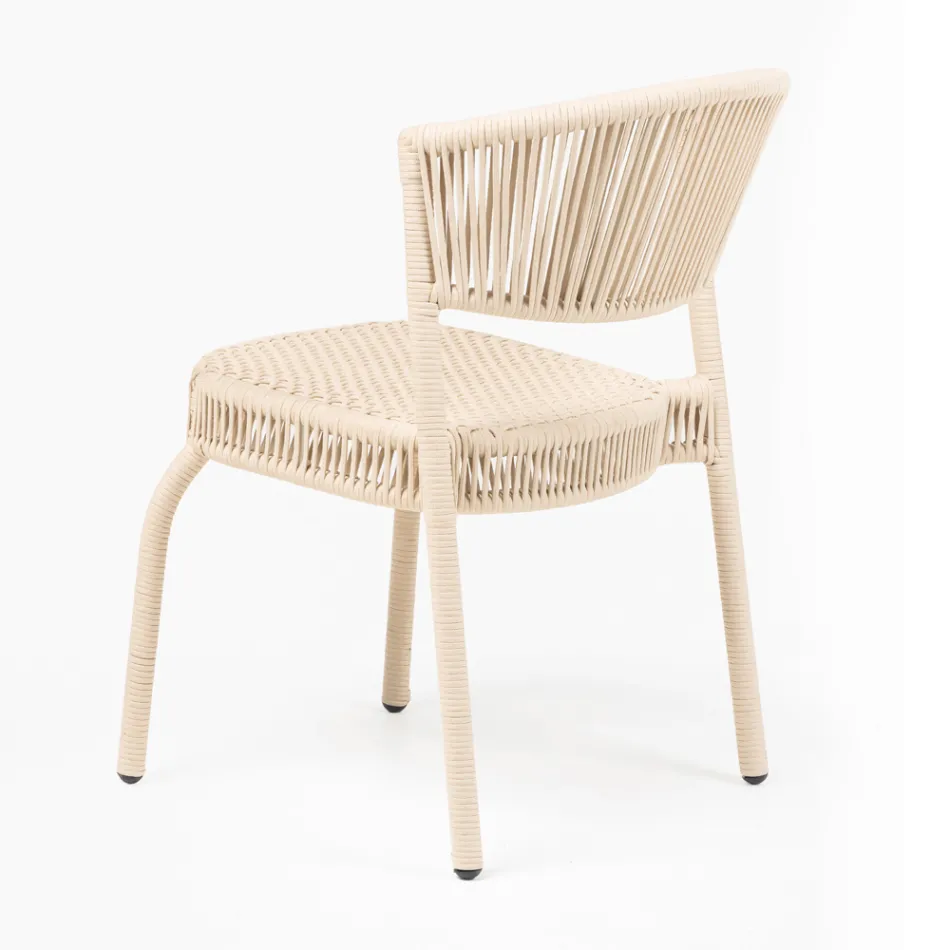 Karrige Kopshti në Alumini dhe Tendje me Litar - Algedi Viadurini