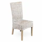 Karrige kopshti me fibra natyrale nga Kubù - Flavio Viadurini