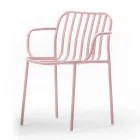 Karrige Metal Kopshti me Mbështetëse Prodhuar në Itali 2 Copë - Thjesht Viadurini