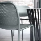 Karrige kopshti në metal të lyer Prodhuar në Itali 2 Copë - Synergy Viadurini