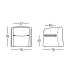 Karrige Kopshti në Polietileni dhe Dru Birch Prodhuar në Itali - Talula Viadurini