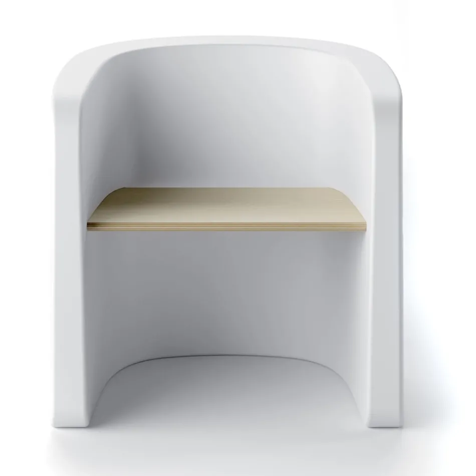 Karrige Kopshti në Polietileni dhe Dru Birch Prodhuar në Itali - Talula Viadurini