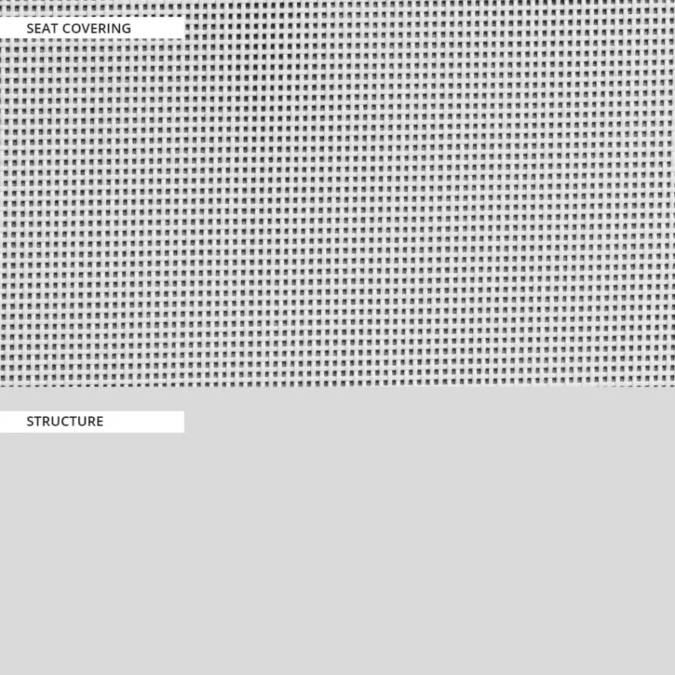 Karrige Kopshti me Baze Tekstili dhe Alumini Prodhuar ne Itali - Milanka Viadurini