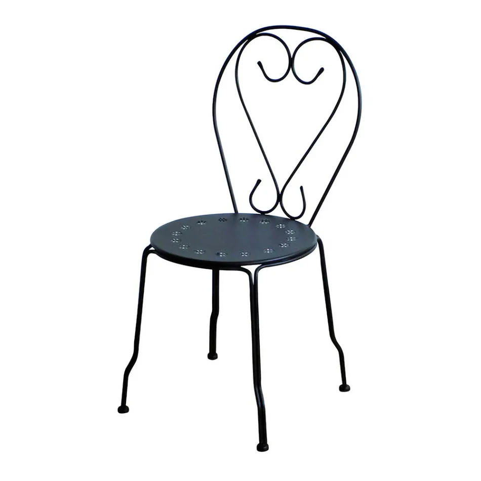 Karrige kopshti e bërë tërësisht prej metali - Arkivi Viadurini