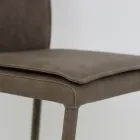 Karrige e brendshme me mbështetëse të lartë në lëkurë artificiale Prodhuar në Itali - Cleto Viadurini