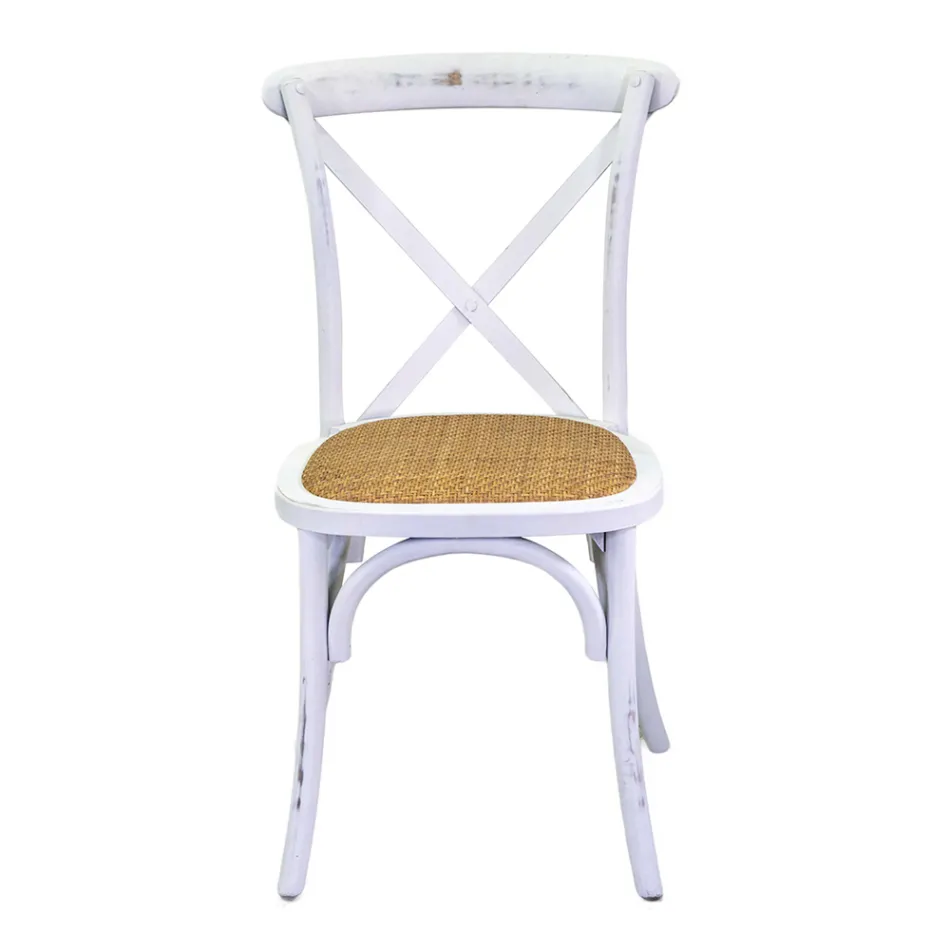 Karrige e brendshme e grumbullueshme në ndenjëse prej druri thupër dhe bastun prej palme kacavjerrëse - Barriera Viadurini