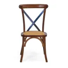 Karrige e brendshme e grumbullueshme në sedilje druri lisi dhe bastun prej palme kacavjerrëse - Barriera Viadurini