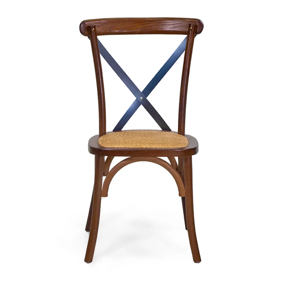 Karrige e brendshme e grumbullueshme në sedilje druri lisi dhe bastun prej palme kacavjerrëse - Barriera Viadurini