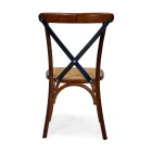 Karrige e brendshme e grumbullueshme në sedilje druri lisi dhe bastun prej palme kacavjerrëse - Barriera Viadurini